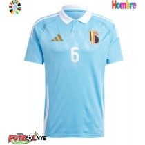 Camiseta Bélgica Axel Witsel #6 Visitante Equipación Eurocopa 2024 manga corta